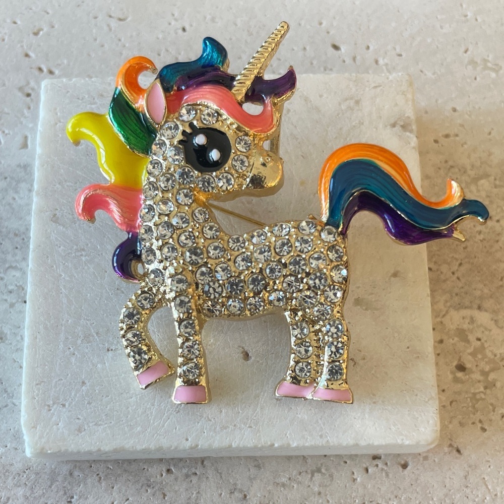 Macy's Multicolor Unicorn Brooch